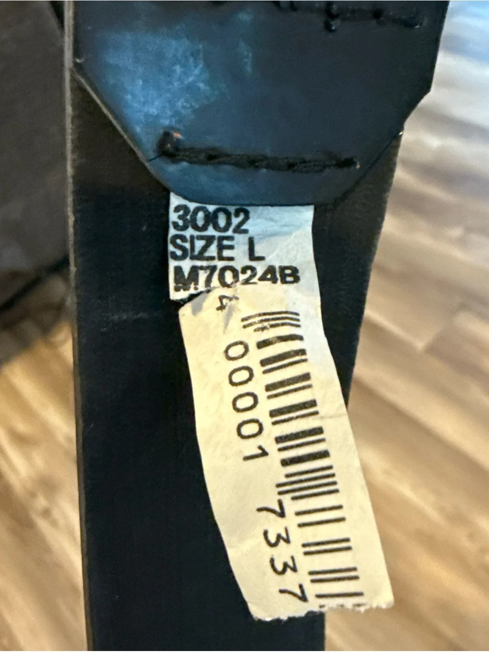 Armani Exchange Black Rubber Seatbelt  AX   buckle  Men’s Large New